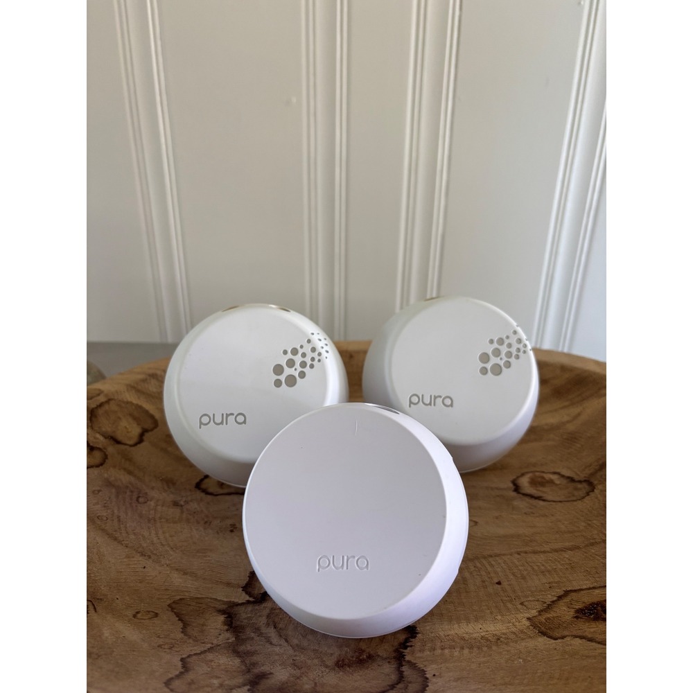 Pura Smart Home Fragrance Diffuser Lot of 3 White Wall Plug App Controlled